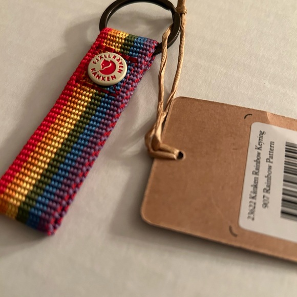 Fjällräven Kånken Keyring Set - Red, Blue, Rainbow - Picture 9 of 10